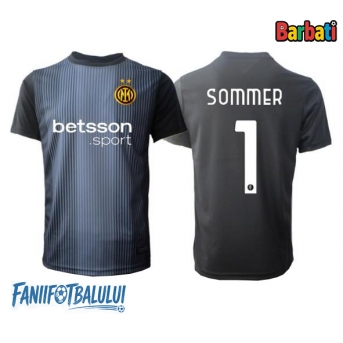Inter Milan Yann Sommer #1 Portarii Tricou Fotbal Replică 2025-26 Barbati Acasa
